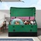 Outdoor Storage Box Waterproof Deck Box Portable All Weather for Garden Pool